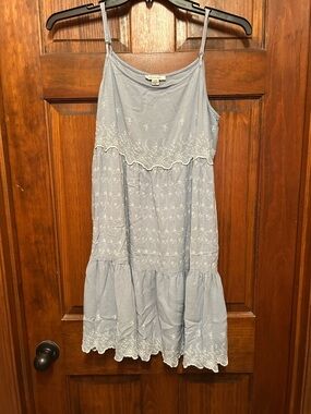 American Eagle Outfitters Light Blue Crewneck Top